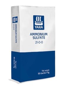 Yara - Ammonium Sulfate 21 - 0 - 0 - Black Label Supply llc