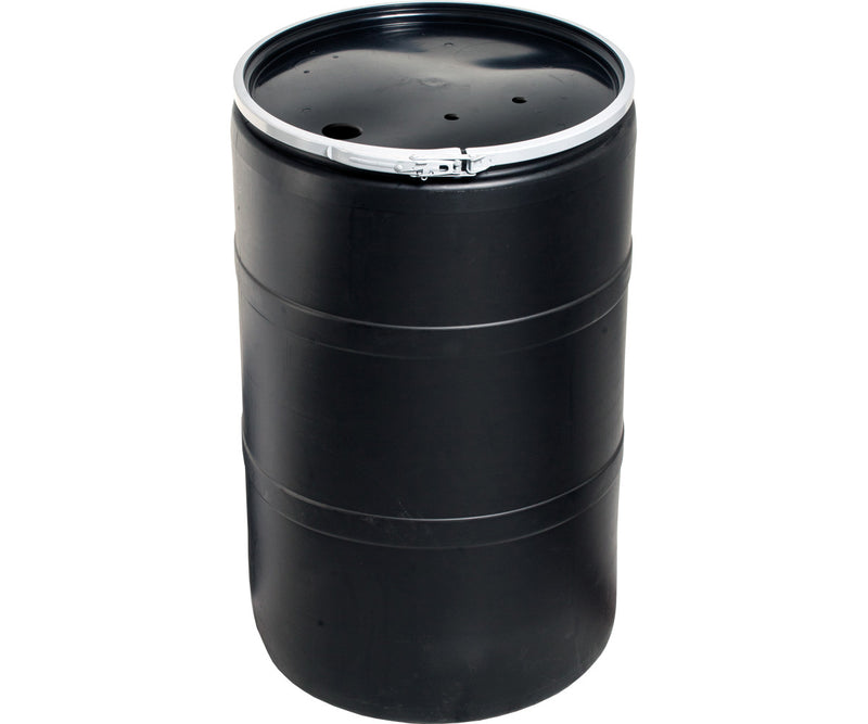 55 Gallon Drum w/Drilled Lid & Lock